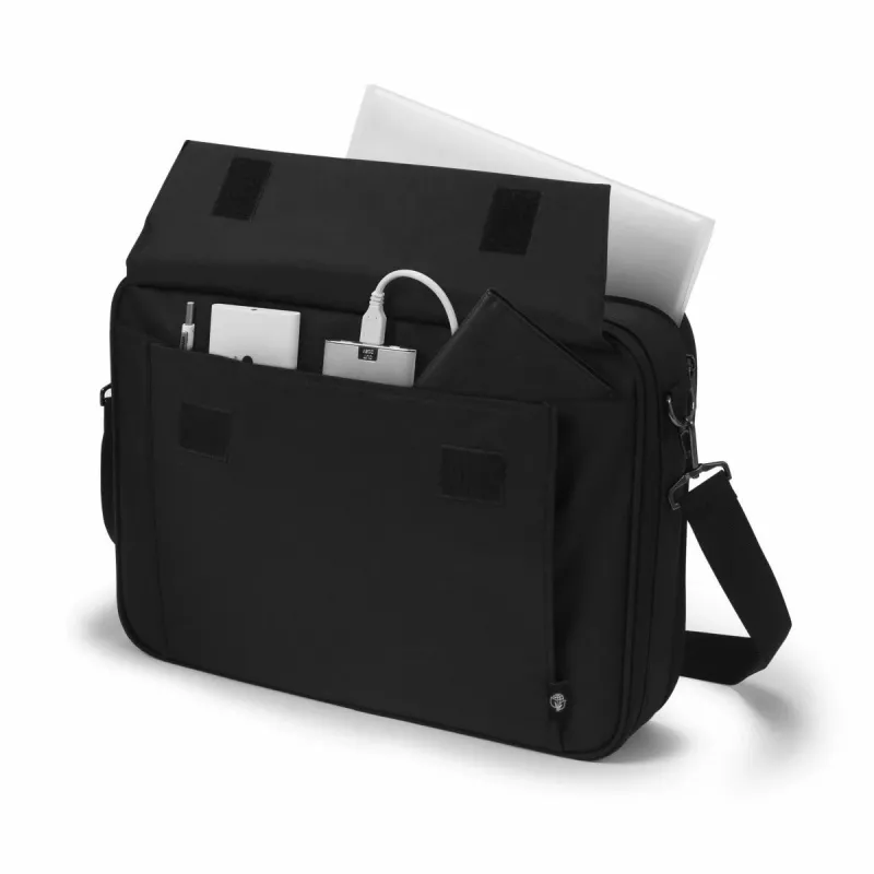 DICOTA Eco Multi Plus Base - pokrowiec na notebooka 15-17,3 cala - czarny / 300d poliester z recyklingu PET