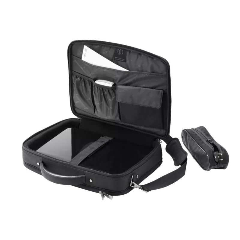 DICOTA Eco Multi Plus - Torba na notebooka 14-15.6 inch - Czarna / Poliester 600D RPE
