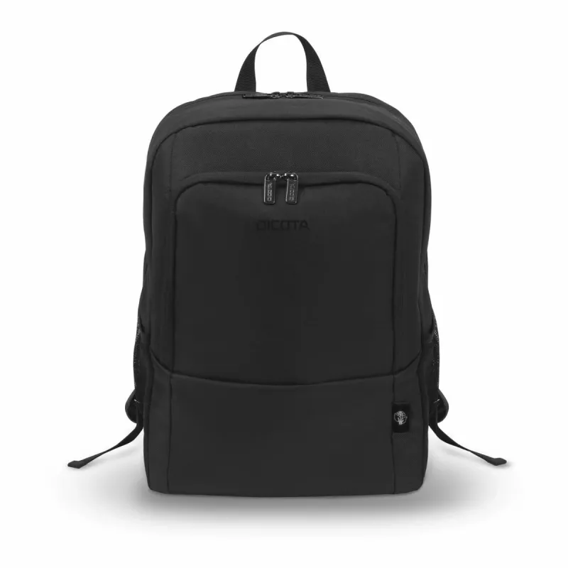 DICOTA Eco Backpack Base - Plecak na notebooka 13-14,1 inch - Czarny / 300d poliester rPET