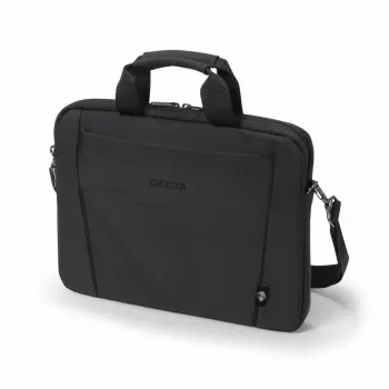 DICOTA Eco cienki Case Base - Etui na notebooka 15-15,6 cala - Czarne / Poliester RPET 300d
