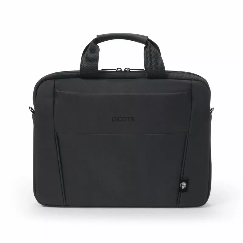 DICOTA Eco cienki Case Base - Etui na notebooka 15-15,6 cala - Czarne / Poliester RPET 300d