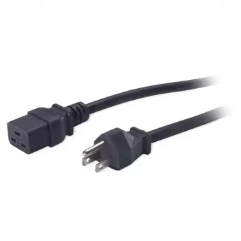Kabel zasilający APC AP9875 Czarny 2,5 m Wtyk C19 Wtyczka CEE7/7