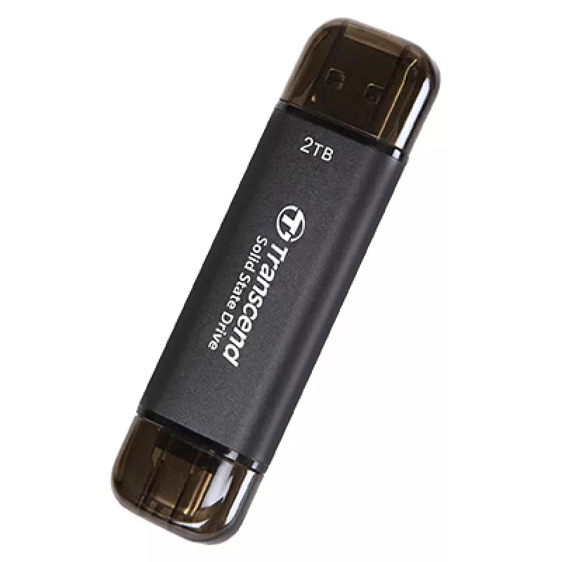 TRANSCEND Esd310c - 2TB przenośny dysk SSD - USB typu A / USB typu C