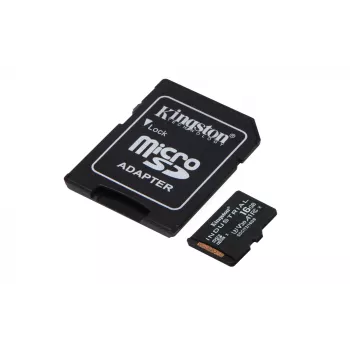 Kingston Technology 16GB microSDHC Industrial C10 A1 pSLC Card + SD Adapter