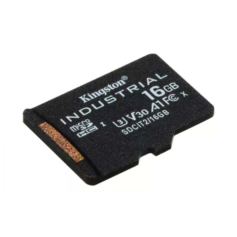 Kingston Technology 16GB microSDHC Industrial C10 A1 pSLC Card + SD Adapter