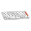 Logitech POP Icon Combo Klawiatura Mysz Uniwersalna Bluetooth QWERTY US International Pomarańczowo-Biała