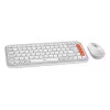 Logitech POP Icon Combo Klawiatura Mysz Uniwersalna Bluetooth QWERTY US International Pomarańczowo-Biała