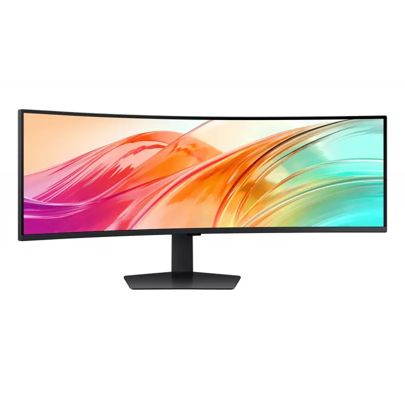 Monitor komputerowy Samsung S95UC 124,5 cm (49 cali) 5120 x 1440 pikseli Dual QHD LCD Czarny
