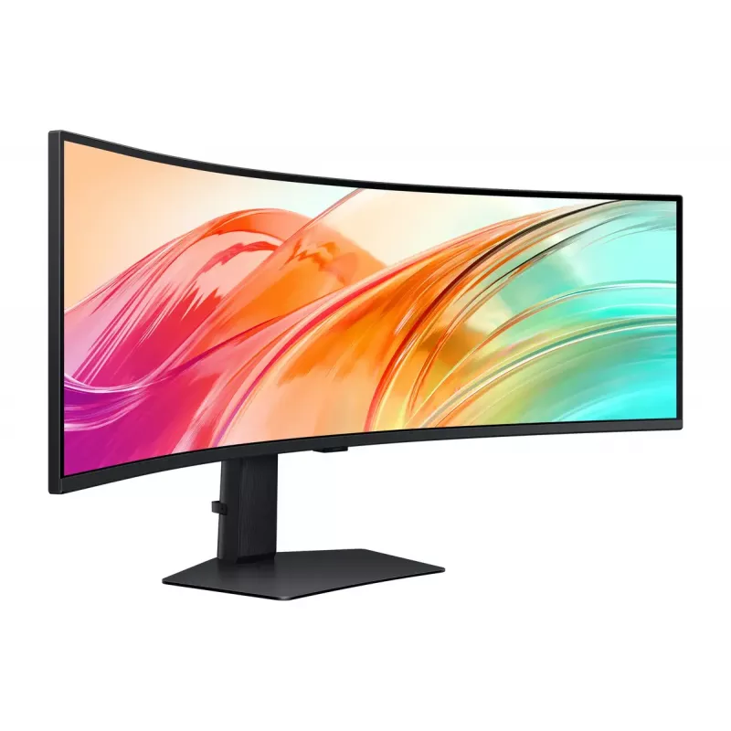 Monitor komputerowy Samsung S95UC 124,5 cm (49 cali) 5120 x 1440 pikseli Dual QHD LCD Czarny
