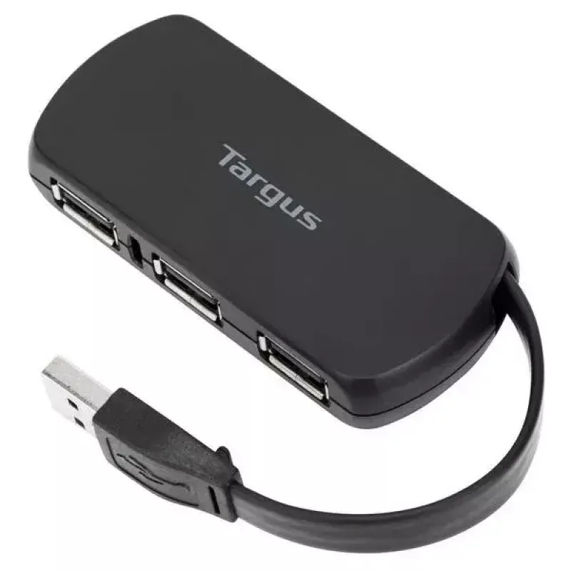 Targus ACH114EU hub interfejsu USB 2.0 480 Mbit/s Czarny