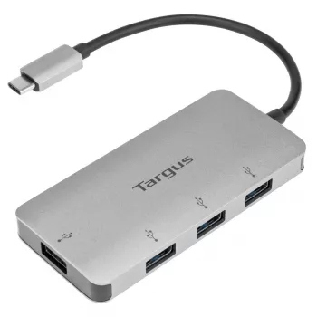 Targus ACH226EU hub interfejsu USB 3.2 Gen 1 (3.1 Gen 1) Type-C 5000 Mbit/s srebrny