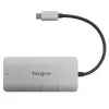 Targus ACH226EU hub interfejsu USB 3.2 Gen 1 (3.1 Gen 1) Type-C 5000 Mbit/s srebrny