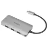 Targus ACH226EU hub interfejsu USB 3.2 Gen 1 (3.1 Gen 1) Type-C 5000 Mbit/s srebrny