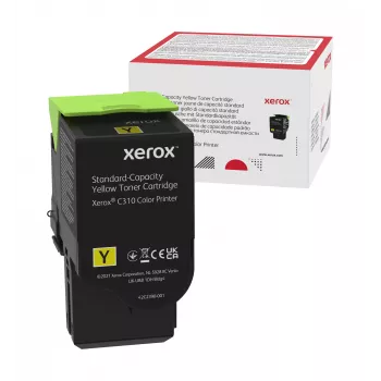 Xerox Genuine ® C310 Color Printer/C315 Color Multifunction Printer Żółty wkład tonerowy o standardowej pojemności (2000 stron) - 006R04359
