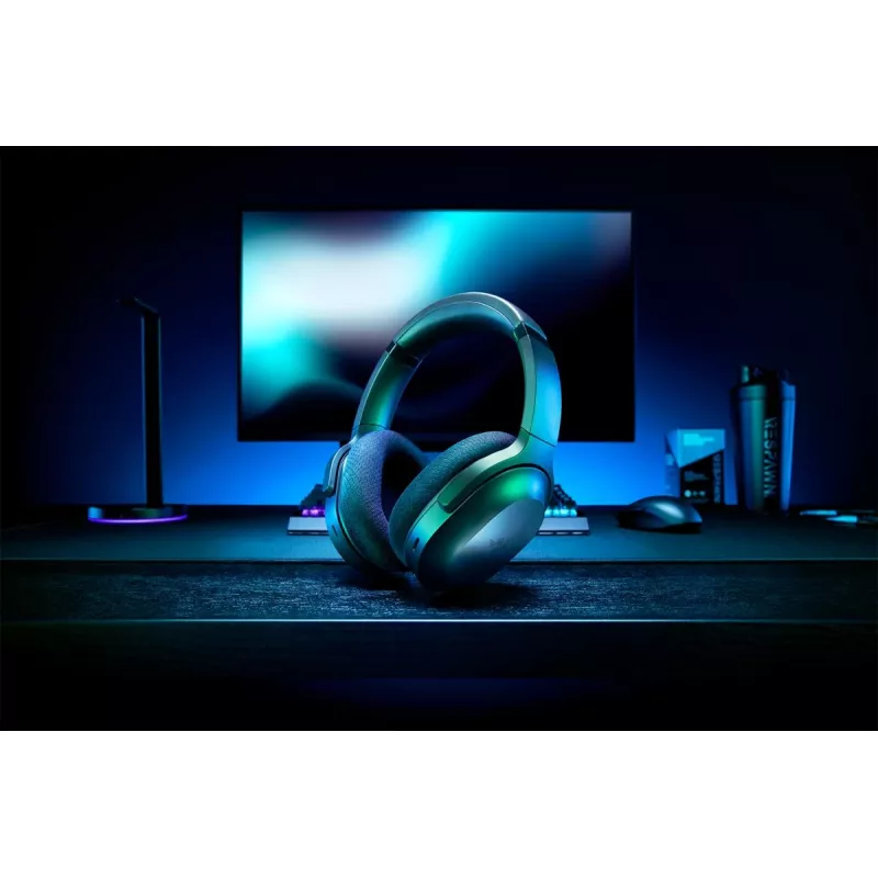 RAZER Headset Barracuda - Stereo - przewodowy i bezprzewodowy - czarny