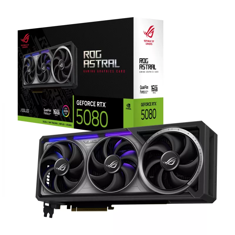 ASUS ROG Astral - -RTX5080-16G-GAMING NVIDIA GeForce RTX 5080 16 GB GDDR7