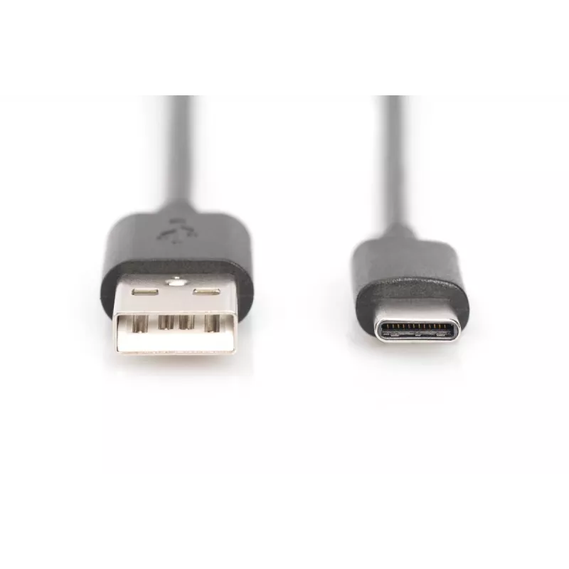 DIGITUS ASSMANN kabel połączeniowy USB Type-C, typ C na A M/M, 1m 3A, 480MB, wersja 2.0, czarny