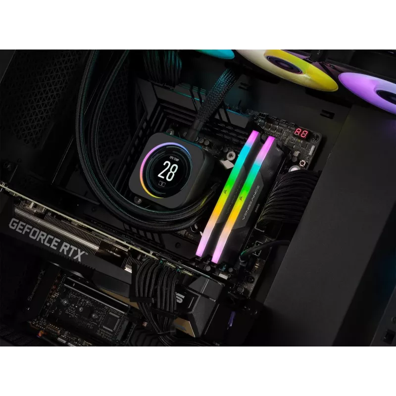 CORSAIR Memory 32GB DDR5 4800MHz (2x16gb) Vengeance RGB
