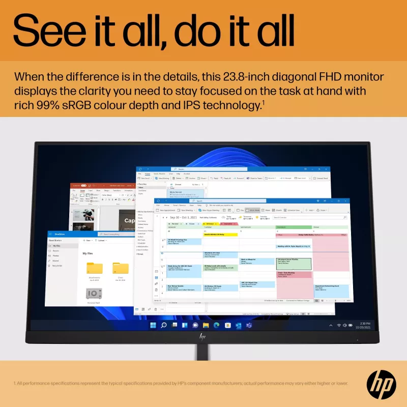 Monitor HP E-Series E24 G5 23,8 cala Full HD LCD 1920x1080