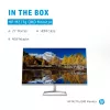Monitor HP M27fq 27 cali Quad HD 2560x1440 IPS LCD, 300 cd/m², 75 Hz, 5 ms, Srebrny