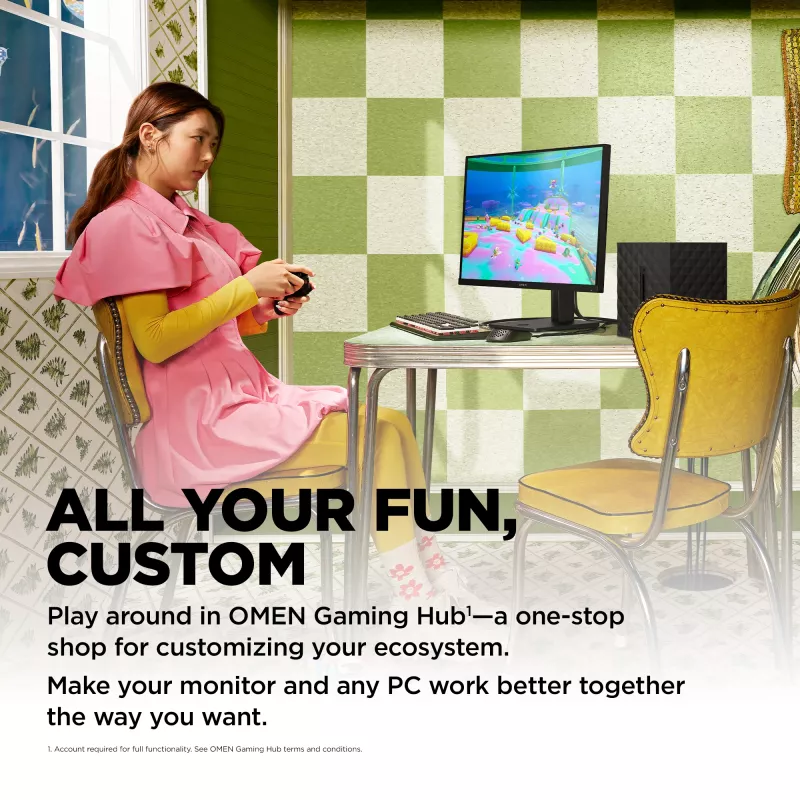 Monitor gamingowy OMEN by HP 27 cali QHD 165Hz - OMEN 27q