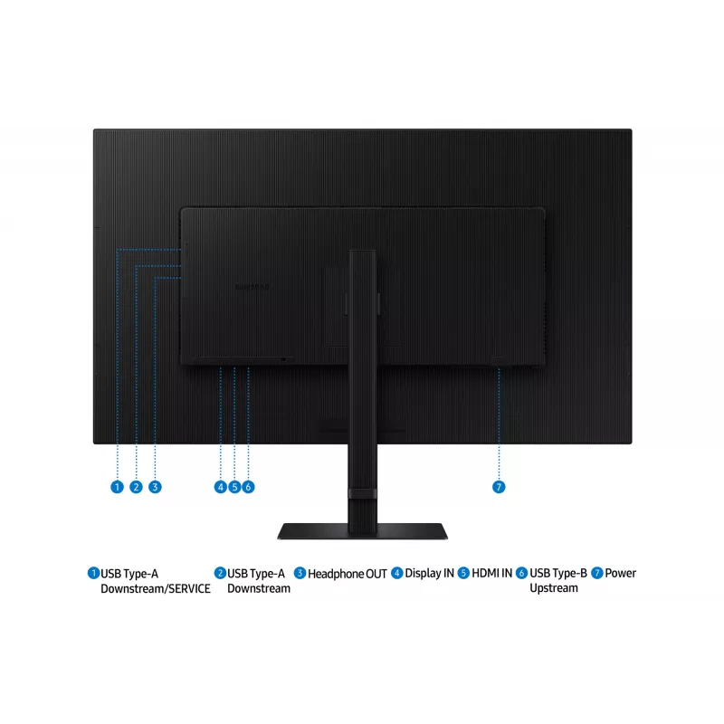 Monitor komputerowy Samsung S80D 94 cm (37 cali) 3840 x 2160 pikseli 4K Ultra HD LCD Czarny
