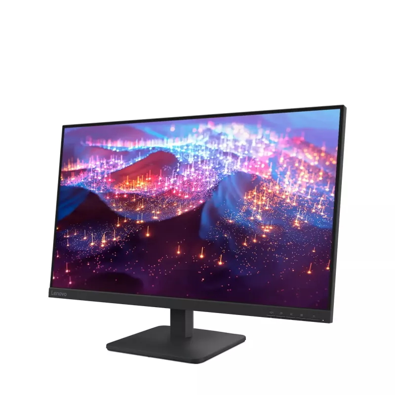 Monitor Lenovo L27-4e 27 cali Full HD IPS LCD 1920x1080, 100 Hz, 6 ms, 300 cd/m², VESA 100x100, HDMI i VGA, Raven Black