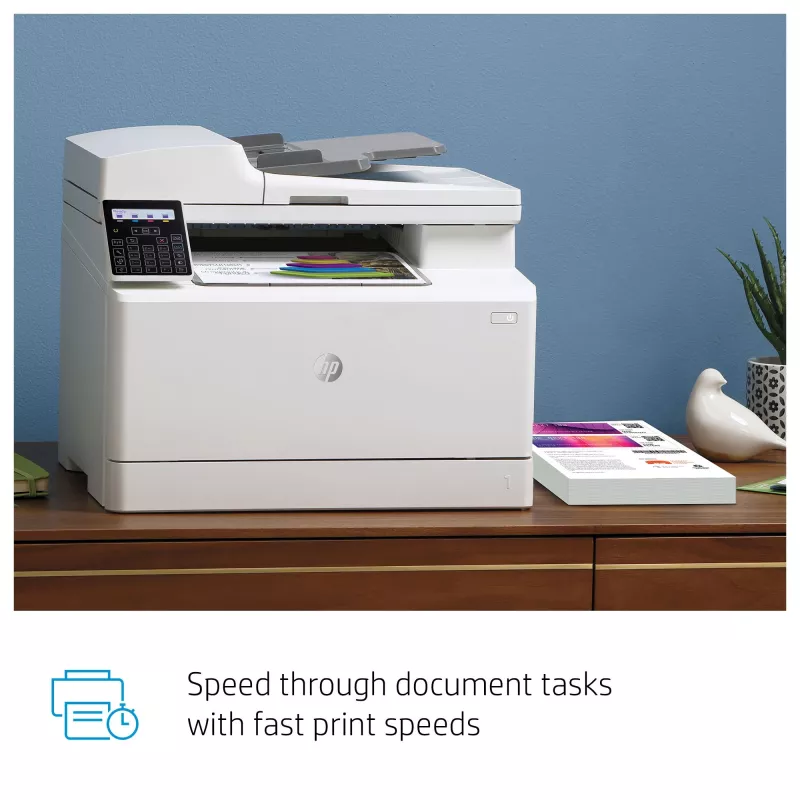 HP Color LaserJet Pro MFP M183fw, Laser, Druk kolorowy, 600 x 600 DPI, A4, Druk bezpośredni, Biały
