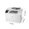 HP Color LaserJet Pro MFP M183fw, Laser, Druk kolorowy, 600 x 600 DPI, A4, Druk bezpośredni, Biały