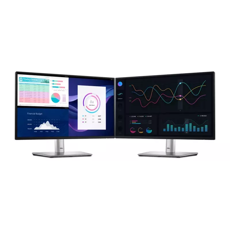 Monitor komputerowy DELL P Series P2225H 54,6 cm (21,5 cala) 1920 x 1080 pikseli Full HD LCD Czarny, Srebrny