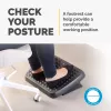 Podnóżek Fellowes Standard ergonomiczne podparcie stóp pod biurko, czarny, z regulacją wysokości, szerokość 330 mm