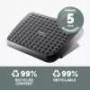 Podnóżek Fellowes Standard ergonomiczne podparcie stóp pod biurko, czarny, z regulacją wysokości, szerokość 330 mm