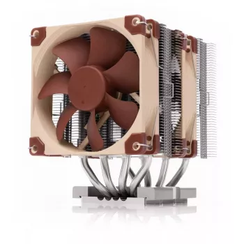 Chłodzenie powietrzne Noctua NH-D9 DX-4677 4U 9,2 cm 400-2500 RPM Łożysko SSO Beżowo-brązowe