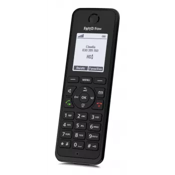 Telefon DECT FRITZ Fon M3 bezprzewodowa słuchawka identyfikacja dzwoniącego czarny