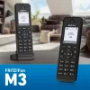 Telefon DECT FRITZ Fon M3 bezprzewodowa słuchawka identyfikacja dzwoniącego czarny