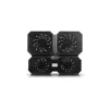Podkładka chłodząca DeepCool MULTI CORE X6 — 4 wentylatory, do laptopów 15,6 cala, zasilana przez USB, 380×295×24 mm, 2 porty USB