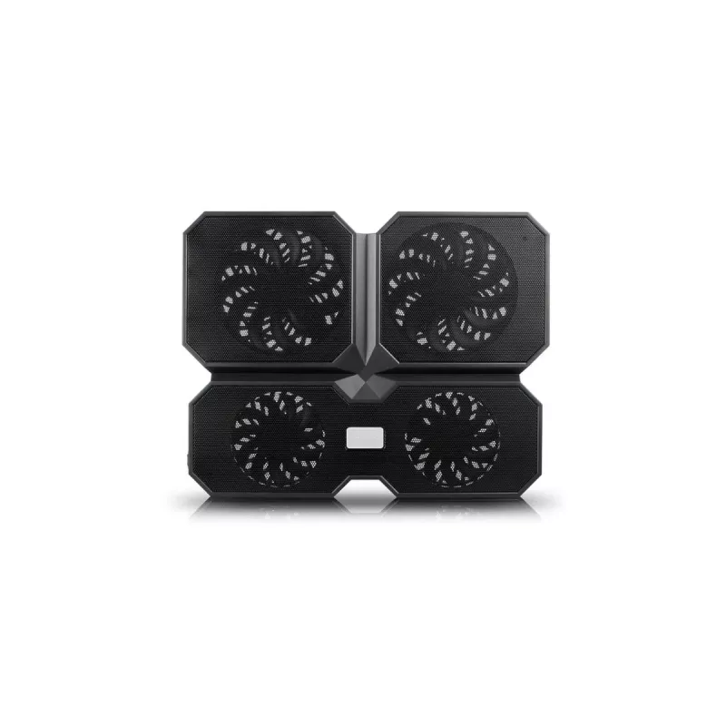 Podkładka chłodząca DeepCool MULTI CORE X6 — 4 wentylatory, do laptopów 15,6 cala, zasilana przez USB, 380×295×24 mm, 2 porty USB