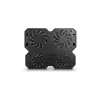 Podkładka chłodząca DeepCool MULTI CORE X6 — 4 wentylatory, do laptopów 15,6 cala, zasilana przez USB, 380×295×24 mm, 2 porty USB