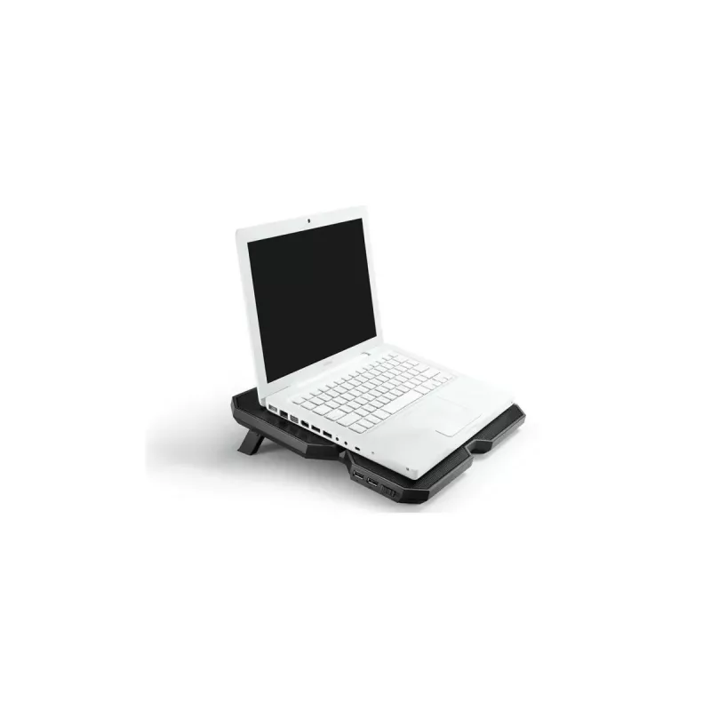 Podkładka chłodząca DeepCool MULTI CORE X6 — 4 wentylatory, do laptopów 15,6 cala, zasilana przez USB, 380×295×24 mm, 2 porty USB