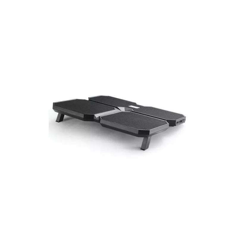 Podkładka chłodząca DeepCool MULTI CORE X6 — 4 wentylatory, do laptopów 15,6 cala, zasilana przez USB, 380×295×24 mm, 2 porty USB