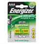 Akumulator Energizer Power Plus AAA NiMH 1,2 V, 2 szt., 44,5 mm x 10,5 mm, 11 g
