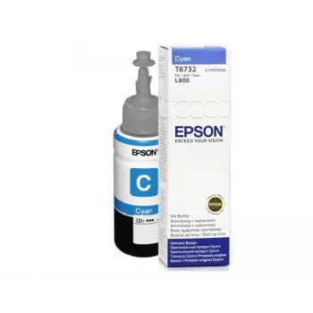 Epson T6732 cyjan butelka z tuszem 70ml, Oryginalny, Photo cyjan, Epson L800, Standardowa wydajność, Druk atramentowy, Indonezja