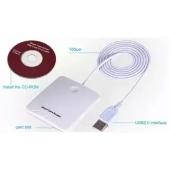 Transcend czytnik kart SMART CARD READER USB PC/SC N68 biały