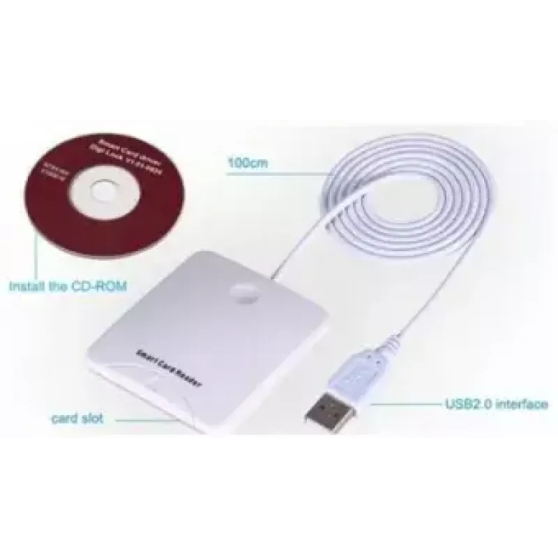 Transcend czytnik kart SMART CARD READER USB PC/SC N68 biały