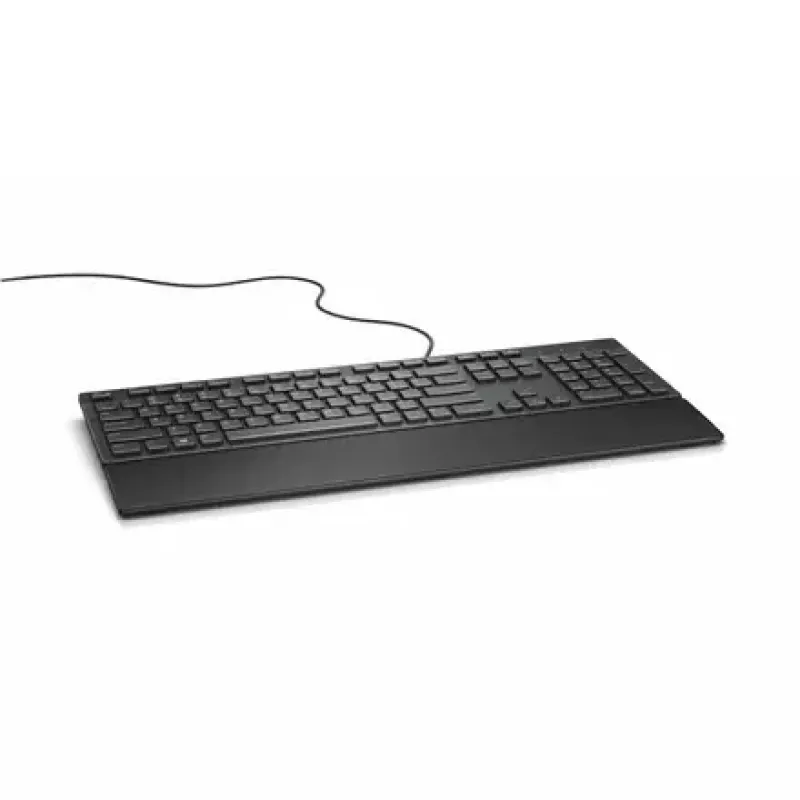 Dell KB216 Standard, przewodowa, układ klawiatury rosyjski, czarna, klawiatura numeryczna