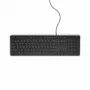 Dell KB216 Standard, przewodowa, układ klawiatury rosyjski, czarna, klawiatura numeryczna