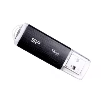 SILICON POWER Ultima U02 - 16GB pamięć USB - USB 2.0 - czarna (moq-30)