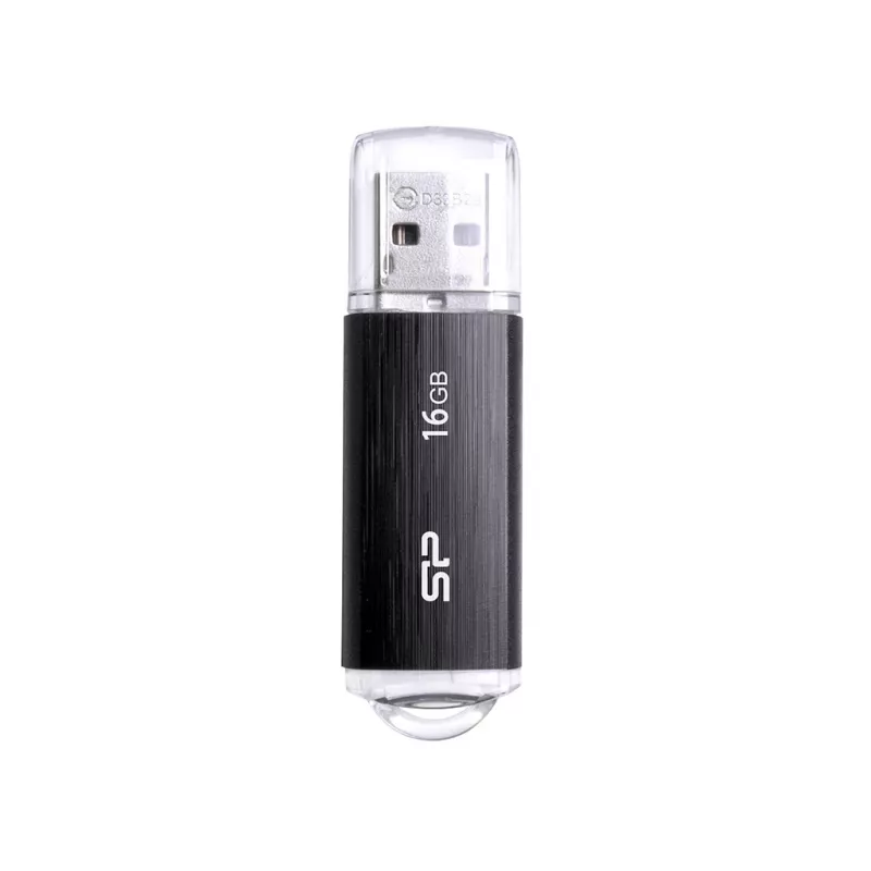 SILICON POWER Ultima U02 - 16GB pamięć USB - USB 2.0 - czarna (moq-30)