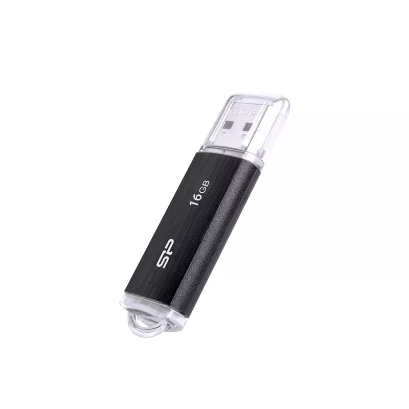 SILICON POWER Ultima U02 - 16GB pamięć USB - USB 2.0 - czarna (moq-30)