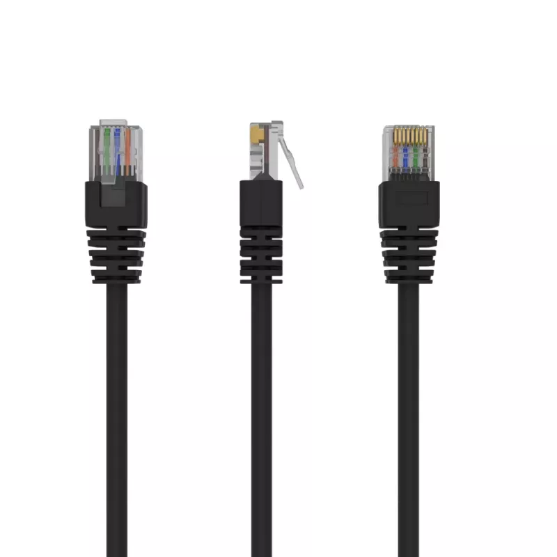 GEMBIRD Kabel krosowy - Kat 5e - UTP - 2 m - Czarny